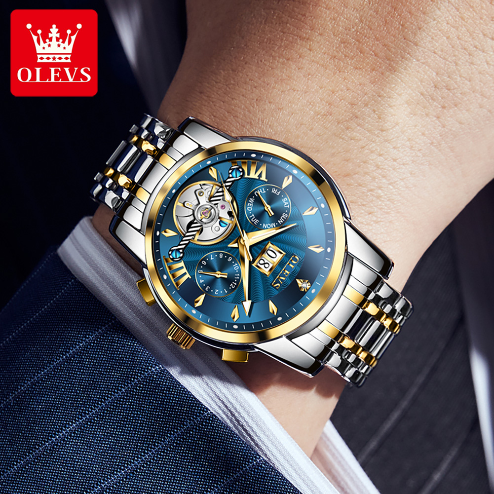 นาฬิกา OLEVS สำหรับผู้ชาย หรูห - Mens Fashion Week บทวิจารณ์และราคา