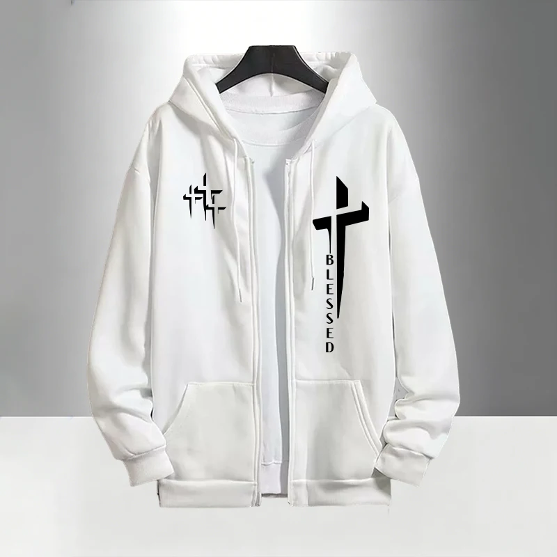 ชุดวอร์มพิมพ์ลาย Cross Blessed - Mens Fashion Urban บทวิจารณ์และราคา