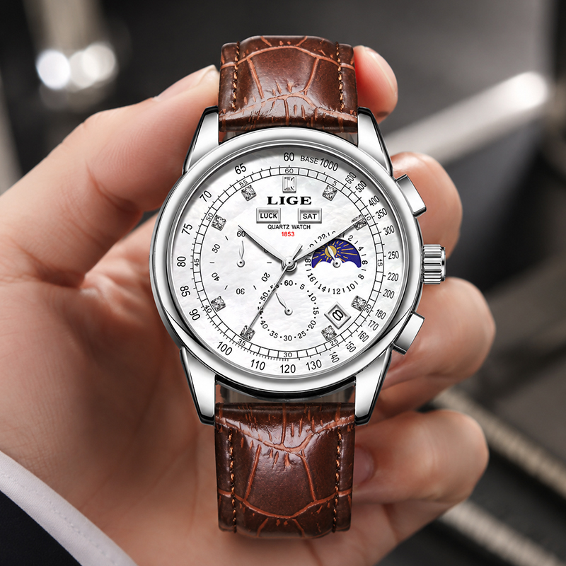 นาฬิกาข้อมือ LIGE รุ่นใหม่ปี 2 - Men'S Fashion Week 2026 บทวิจารณ์และราคา