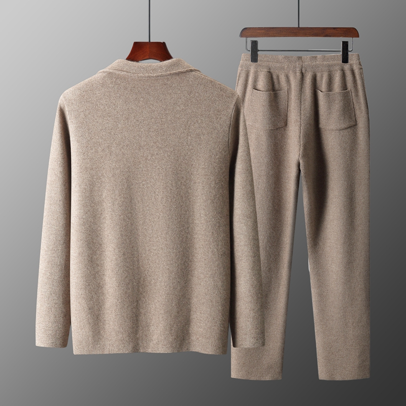 ชุดเซ็ตสองชิ้นสำหรับผู้ชาย MVL - Knitted Cardigan Men บทวิจารณ์และราคา