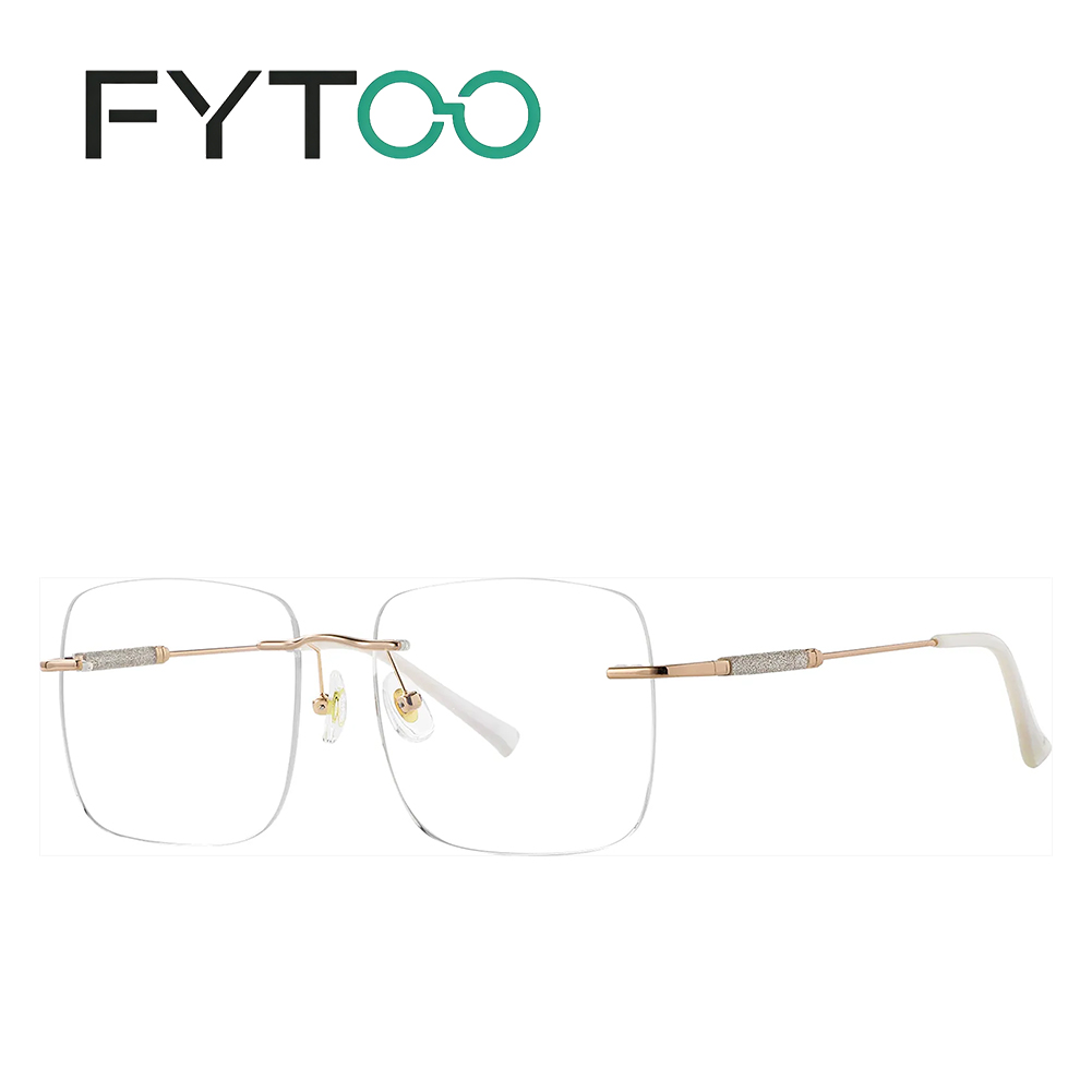 แว่นตา FYTOO รุ่น Unisex สีโรส - Men'S Fashion Non Prescription Glasses บทวิจารณ์และราคา