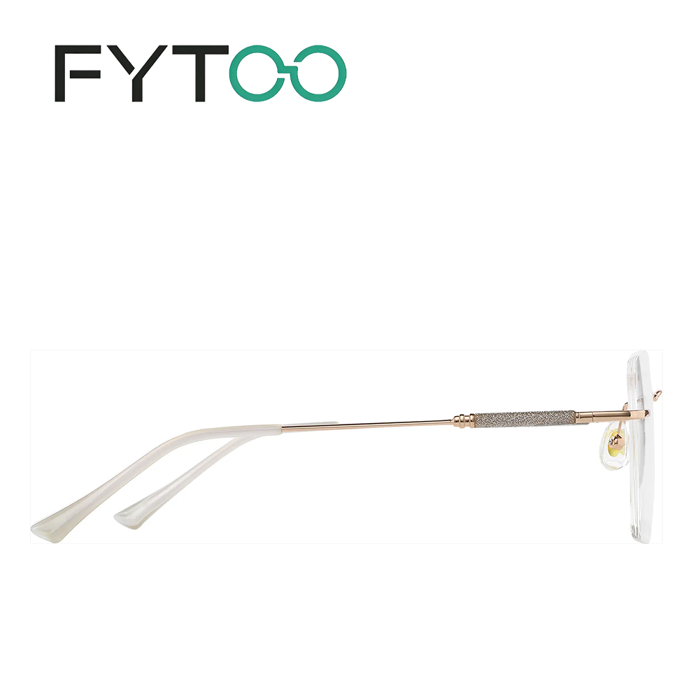 แว่นตา FYTOO รุ่น Unisex สีโรส - Men'S Fashion Non Prescription Glasses บทวิจารณ์และราคา
