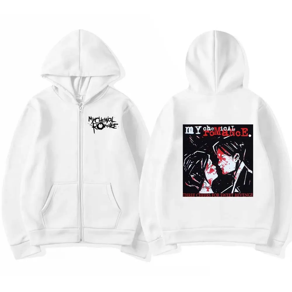 Rock Band My Chemical Romance  - Mens Fashion Zip Up Hoodies บทวิจารณ์และราคา